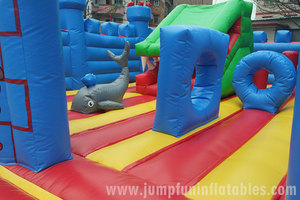 Meilleure vente pas cher 2024 Grand château sautant pour parc d'attractions pour enfants, maison gonflable BOUNCE avec curseur à l'intérieur - Product Image 4