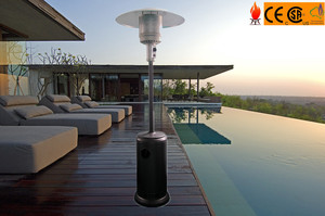 Chauffage au propane d'<span class=keywords><strong>extérieur</strong></span>, partie patio, <span class=keywords><strong>lampe</strong></span> <span class=keywords><strong>chauffante</strong></span> en acier inoxydable, poteau, 48000 BTU, grand modèle - Product Image 6