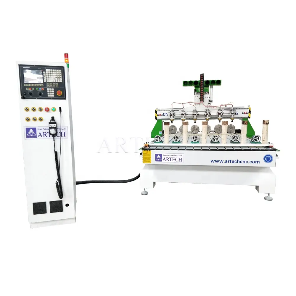 Discount! 1625 Metal Milling Cnc Router With Multi Spindle Nc Studio Aluminum Cutting Machines For Wood Engraving Cabinet Door