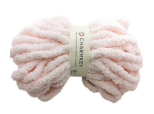 Sợi len chenille jumbo dày 3mm, 100% polyester, độ bền cao, có họa tiết nhuộm - Product Image 2