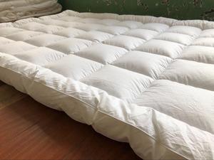 Lit de plumes ultra <span class=keywords><strong>en</strong></span> peluche de 5cm d'épaisseur <span class=keywords><strong>en</strong></span> <span class=keywords><strong>duvet</strong></span> d'hôtel sur-matelas matelassé avec tissu <span class=keywords><strong>en</strong></span> coton 300TC - Product Image 5