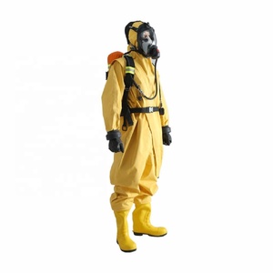 <span class=keywords><strong>Combinaison</strong></span> de sécurité haute visibilité EN 903 pour la lutte contre les incendies et la manipulation de produits chimiques, imperméable, avec matériau PVC modifié - Product Image 4