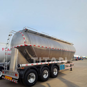 Aluminium Wheat Flour Bulk Polar Cement <strong>Tanker</strong> <strong>Food</strong> <strong>Grade</strong> 42 Cbm Flour Bulk Semi Trailer - Product Image 5