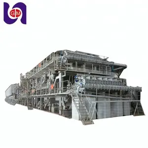 80 T/D 3200Mm Fourdrinier Type Afval Papier Houtpulp Board Recycling Kraft Fluit Papier Roll Maken Machines