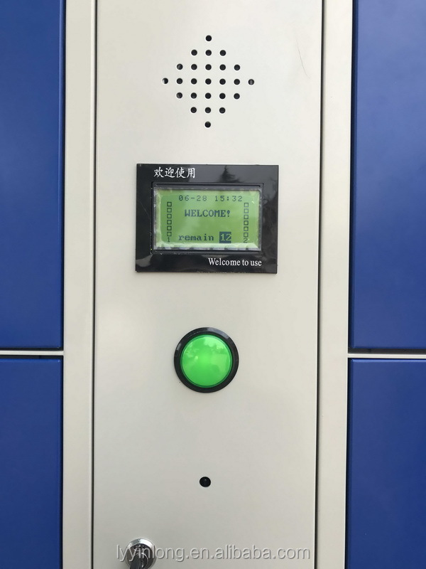 Coin et code à barres système intelligent électronique casier de stockage