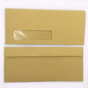 DL tasarımcı kapak zarf Kraft kağıt zarflar özel zanaat zarflar