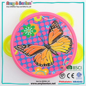 Tamborines educativos de plástico, pequeños, baratos - Product Image 3