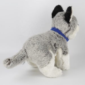 BSCI โรงงานสมจริงยัดไส้สัตว์สุนัขแหบแห้งของเล่นตุ๊กตาสุนัขฮัสกี้ - Product Image 4