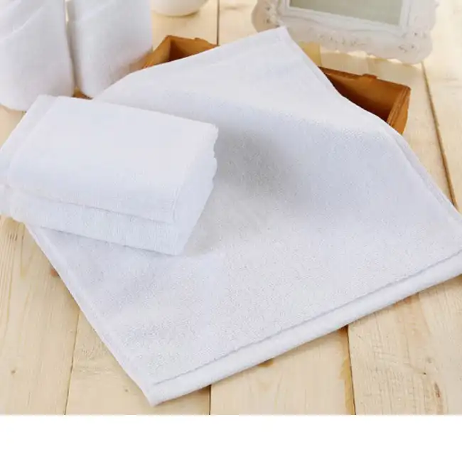 21s 16s 32s asciugamano viso personalizzato in cotone bianco asciugamano personalizzato 30x30 asciugamano per hotel piccolo salone asciugamano viso 100% cotone quadrato