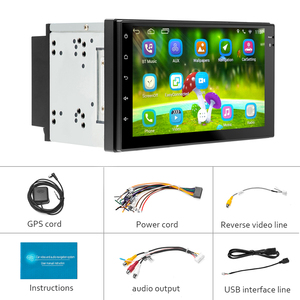 วิทยุติดรถยนต์แอนดรอยด์7นิ้วระบบนำทาง GPS <span class=keywords><strong>2DIN</strong></span> USB WIFI 2 DIN WiFi Multi-Media 7นิ้ว<span class=keywords><strong>เครื่องเล่น</strong></span>วิทยุในรถยนต์สำหรับผู้บุกเบิก - Product Image 6