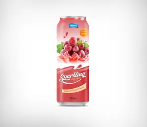 Slim can 330ml pack sparkling fruit juice drink