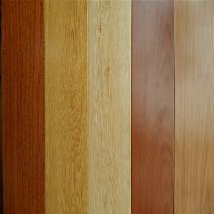 12mm madera de alto brillo suelo laminado con ranura en V