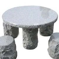 Granite Stone Outdoor Table and Chairs