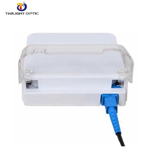 Caja Terminal de <span class=keywords><strong>Fibra</strong></span> Óptica para Interiores FTTH, Placa de Conexión SC de 2 Puertos, Material ABS+PC, Color Blanco/Gris, Montaje en Pared - Product Image 6