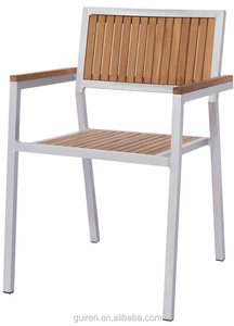 Ecellent conception et de haute qualité en aluminium et en bois à manger chaise GR-131039W - Product Image 1