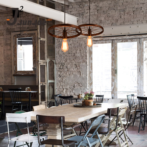 Đèn Chùm Trung Sơn Treo Mặt Dây Đèn Edison Bóng Đèn Trang Trí Nội Thất Trong Nhà Xe Đạp Công Nghiệp Sắt Mặt Dây Đèn - Product Image 3