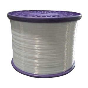 Fil monofilament en <span class=keywords><strong>polyester</strong></span> de couleur transparente, pour ruban à fermeture éclair, 0.68mm