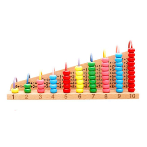 Yimfq — cadre à perles en <span class=keywords><strong>bois</strong></span> pour bébés, <span class=keywords><strong>boulier</strong></span> préscolaire, calculatrice de comptage, jouets éducatifs pour enfants, nouvelle collection - Product Image 1