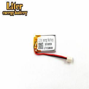 Stecker <span class=keywords><strong>2</strong></span>,5-<span class=keywords><strong>2</strong></span> P 502030 350 mah 3,7 v Wiederaufladbare lipo batterie solar li ionen polymer lithium-batterie mit PCM - Product Image 5