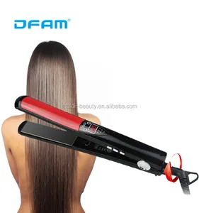 DFAM thương hiệu Tốt Nhất Bán Thẳng Irons Giữ Cho Tóc Mềm Mại Và Mịn Màng Steam Styler Hair Tóc Ép Tóc