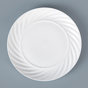 Chao zhouju — service de vaisselle, assiettes à <span class=keywords><strong>Pizza</strong></span> en porcelaine blanche, assiettes à <span class=keywords><strong>Pizza</strong></span> en céramique pour Restaurant ^ - Product Image 3