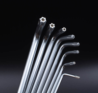 TGH003 T30 clé allen avec extrémité torx clé hexagonale clé clé à molette avec falted fin clé hexagonale à bout sphérique torx tournevis
