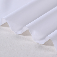 Voile blanc fin 100% coton popeline, tissu en coton tissé pour doublure de vêtement, robe 80x80 90x88, fournisseur textile chinois