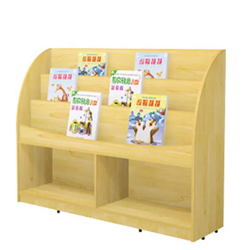 Estantería de madera para niños, muebles de biblioteca para niños