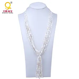 珍珠母贝壳项链设计流苏吊坠项链