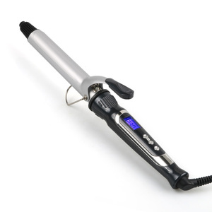 <span class=keywords><strong>Fer</strong></span> à friser 25mm avec revêtement en céramique baguette à friser avec pointe isolée anti-brûlure bigoudi de salon de coiffure - Product Image 1