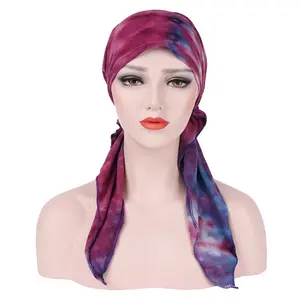 MJ03 Musulman Hijabs Pirate Chapeaux Offre Spéciale Mode Style Lady Chapeaux Avec Queues de Coton Spandex Chapeaux Coloré Hijabs Livraison Gratuite