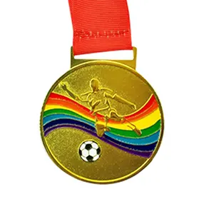 Хорошая спортивная медаль-тропическая награда, Футбольная награда на заказ, недорогая медаль-сувенир