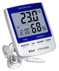דיגיטלי termometro higrometro termohigrometro מקורה דיגיטלי מדדי לחות מדחום