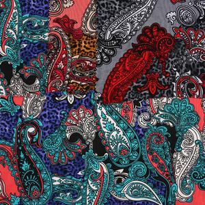 नई फैशन बुना 100% रेयान केलिको अफ्रीकी एज़्टेक प्रिंट कपड़े परिधान के लिए अंकारा - Product Image 6