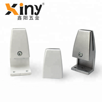 Support de fixation multi-usage en alliage d'aluminium moderne pour écran de bureau, cloison de bureau, cuisine, salle de bain, hôtel, maison