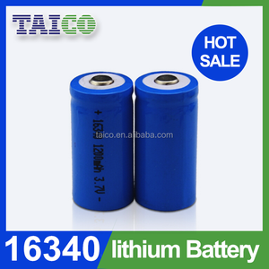 Hohem energieverbrauch 16340 akku akku 3,7 v 650 mah li-ion akku 16340 - Product Image 1