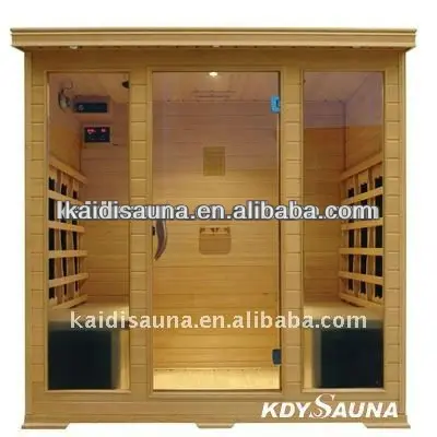 Les gens 4 intérieur maison cabine de sauna à infrarouge lointain de chauffage en céramique( kd.- 5004scb)