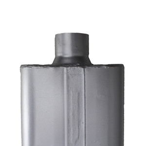 Jtld Flujo de alta calidad 409 Acero inoxidable doble escape silenciador - Product Image 4
