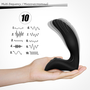 USB ricaricabile in Silicone prostatico massaggiatore 10 velocità Mute Sexo anale P Spot vibratore per adulti giocattoli del sesso per uomo culo masturbatore - Product Image 2