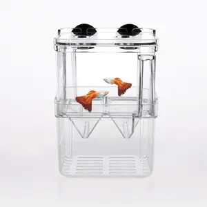 ABB-2 Aquarium Zucht-und Isolation sbox Frittier becken Fisch abscheider