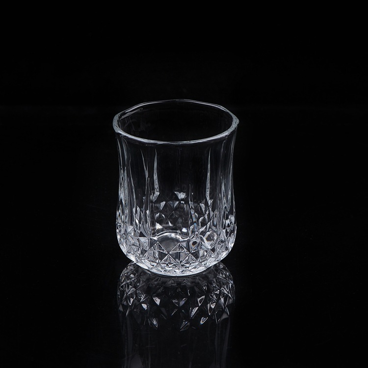 Custom logo lead free luxury heavy base whisky glasses old fashioned whisky glass