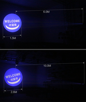 Projecteur de logo imperméable Projecteur de logo de sol extérieur Lumière de projecteur de logo LED 50W