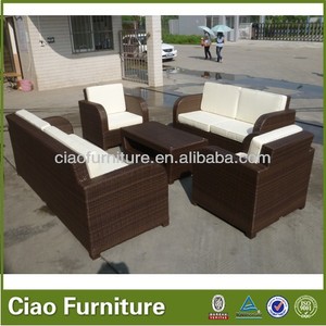 साला सोफा सेट सिंथेटिक रतन/विकर बुनाई सोफा सेट - Product Image 2