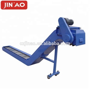 China cnc corrente tipo giratório correia de cobre scrap swarf chip transportador - Product Image 3