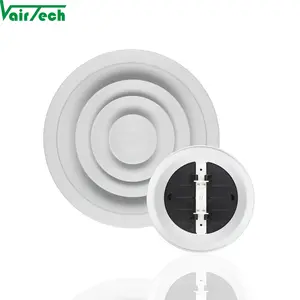 Air Conditioning Round Air Vent Directional Ceiling Diffuser