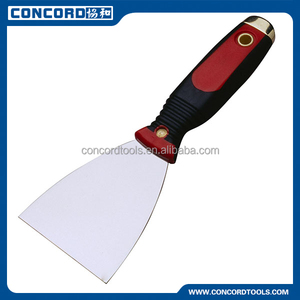 Espátula <span class=keywords><strong>de</strong></span> masilla <span class=keywords><strong>de</strong></span> acero inoxidable con mango <span class=keywords><strong>de</strong></span> plástico fijado con remache <span class=keywords><strong>de</strong></span> latón - Product Image 2