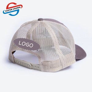 Alta calidad unisex <span class=keywords><strong>dos</strong></span> Tono de sarga de algodón camionero 6 paneles de malla gorras de béisbol - Product Image 2