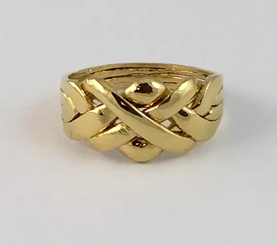 عرض ساخن من الصين خاتم معدني بتصميم تركي بسيط بلون ذهبي مناسب للصيف