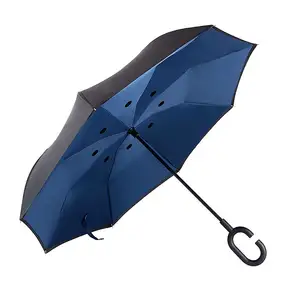 Proveedor de China kazbrella diseño de paraguas al revés paraguas invertido