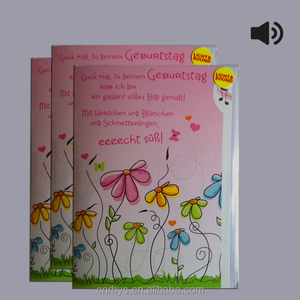 Carte postale silencieuse, acrylique laminé brillante, paillettes, <span class=keywords><strong>anniversaire</strong></span>, musique - Product Image 4